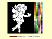 Game Cute fairy coloring