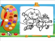 Game Dora coloring