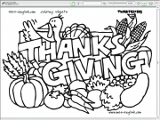 Game Thanksgiving coloring 5