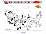 The wiggles coloring. d t L y P s e l g i W h T c Start Again Print...
