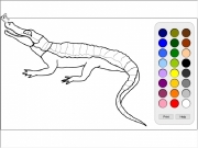 Game Aligator coloring