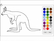 Kangoroo coloring. Print Help help.html...
