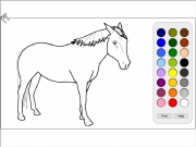 Horse coloring. Print Help help.html...
