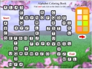 Game Alphabet coloring book