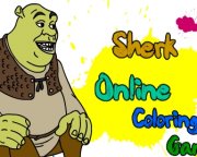 Game Sherk Online Coloring Game