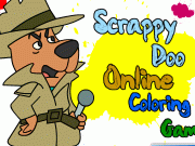 Scrappy Doo Online Coloring Game. 100...
