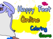 Game Happy Feet Online Coloring Game