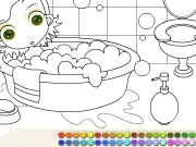 Coloring bathroom. KRALOYUN.COM...
