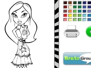 Game Bratz coloring page