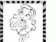 Game Pretty Bratz coloring