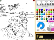 Game Dora coloring