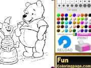 Game Winnie the poh coloring