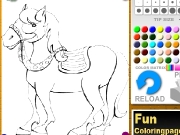 Horse online coloring. http://www.funcoloringpage.com...
