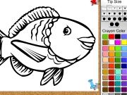 Fish online coloring. - This coloring application may only be usedon theKidzpage.com. Copyright 2007, http://www.thekidzpage.com Crayon Color Tip Size Eraser...
