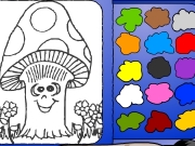 Game Mushroom coloring