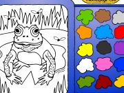 Game Frog coloring