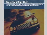 Game Mercedes Benz quiz