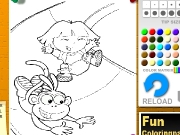 Dora coloring. http://www.funcoloringpage.com...
