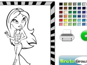 Game Bratz coloring page