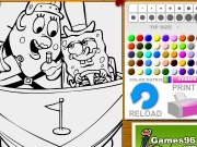 Game Spongebob coloring