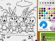 Game Tiny toons coloring