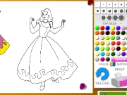 Game Cindirella coloring