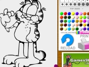 Game Gardfield coloring