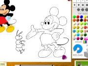 Game Mickey coloring