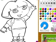 Game Dora coloring