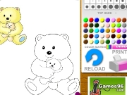 Game Bear coloring