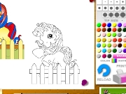 Game Little poney coloring