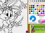 Game Tiny toons flying planes coloring