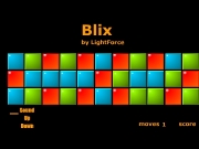 Blix. moves score Blix by LightForce MoveLeft MoveRight SoundUpDown GAME OVER new game...
