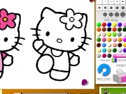 Game Hello kitty coloring