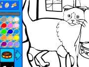 Game Cat coloring