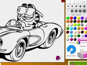 Gardfield coloring. http://www.games96.com...
