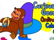 Game Curious george online coloring