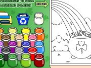 Game St patricks coloring