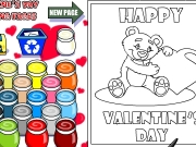 Game Valentines coloring